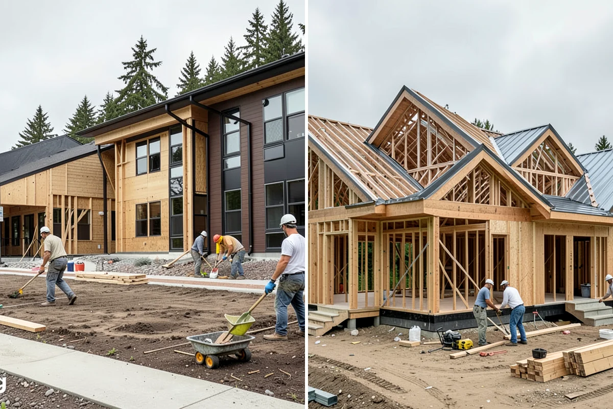 Double Front Door Installation in Puyallup, Pierce County, WA - Verify the opening width, header, and structural support