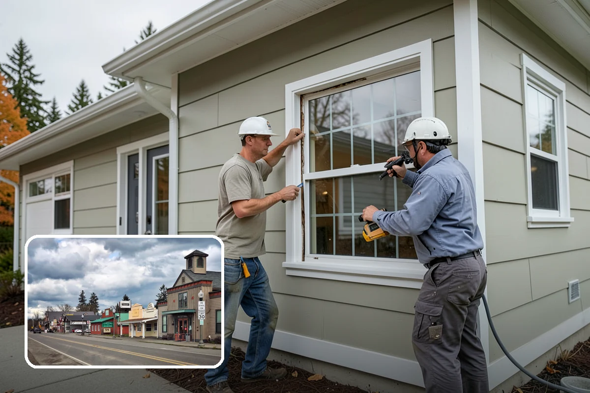 Double Front Door Installation in Roy, Pierce County, WA - Impressive, wide-open grand entrance