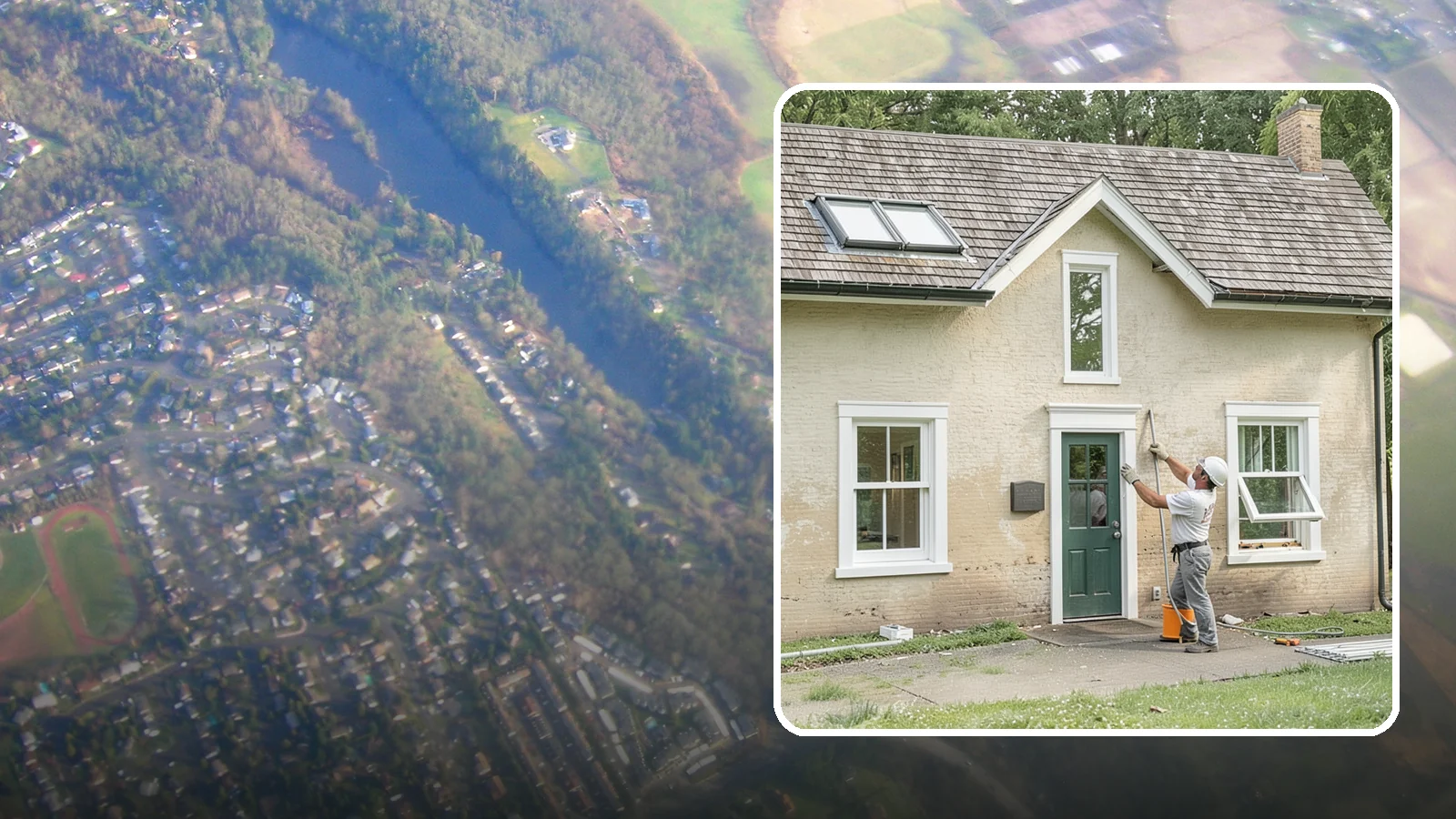 Double-Hung Window Installation in Algona, King County, WA - Installing classic double-hung windows with two operable sashes for versatile ventilation and easy cleaning.