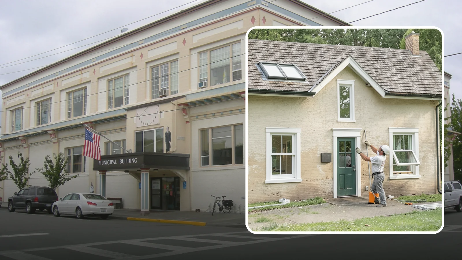 Double-Hung Window Installation in Anacortes, Skagit County, WA - Installing classic double-hung windows with two operable sashes for versatile ventilation and easy cleaning.