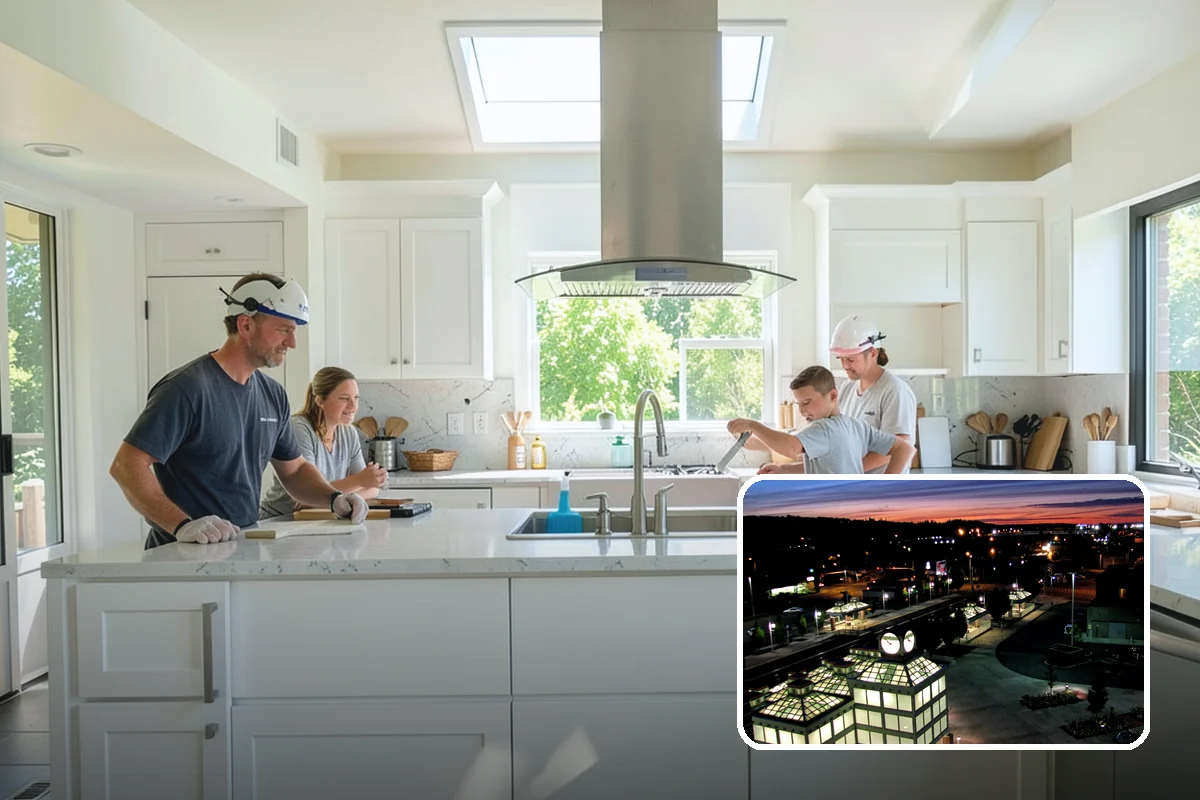 Double-Hung Window Installation in Auburn, King County, WA - Adjustable ventilation from top and bottom sashes