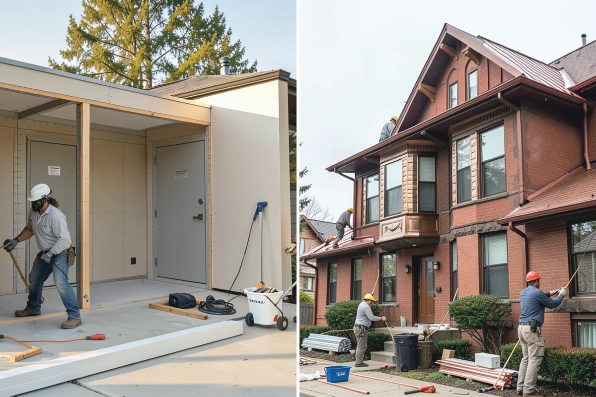 Double-Hung Window Installation in Auburn, King County, WA - Measure openings and choose double-hung units
