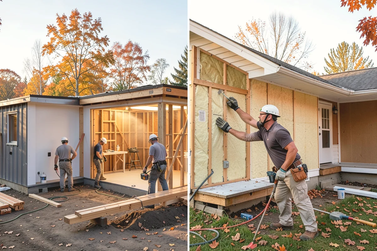 Double-Hung Window Installation in Black Diamond, King County, WA - Measure openings and choose double-hung units