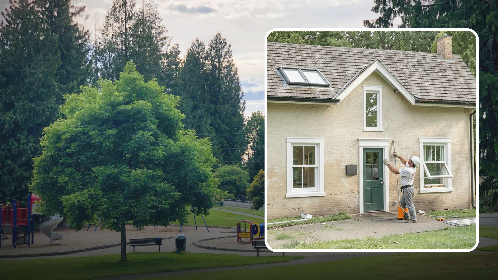 Double-Hung Window Installation in Bonney Lake, Pierce County, WA - Installing classic double-hung windows with two operable sashes for versatile ventilation and easy cleaning.