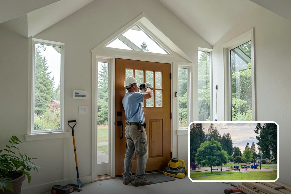Double-Hung Window Installation in Bonney Lake, Pierce County, WA - Adjustable ventilation from top and bottom sashes