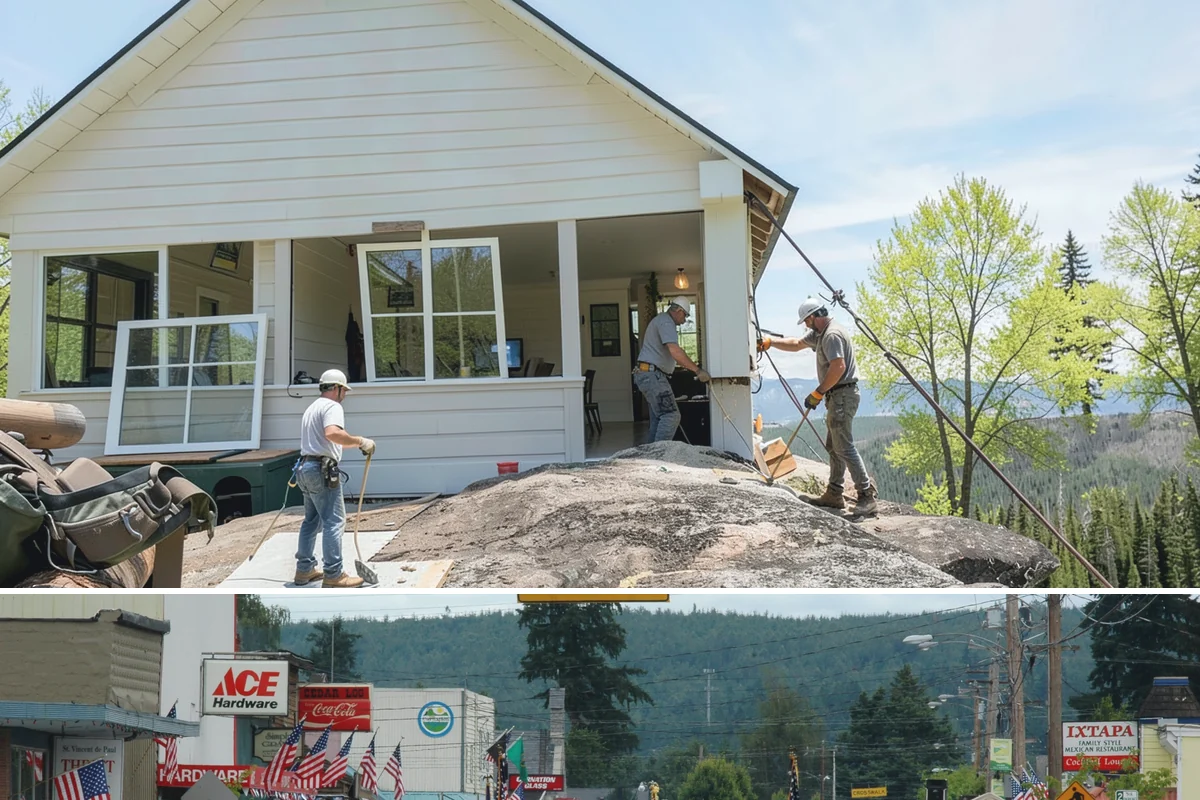 Double-Hung Window Installation in Carnation, King County, WA - Double-hung installs work in every season, with exterior sealing timed around drier conditions when possible.