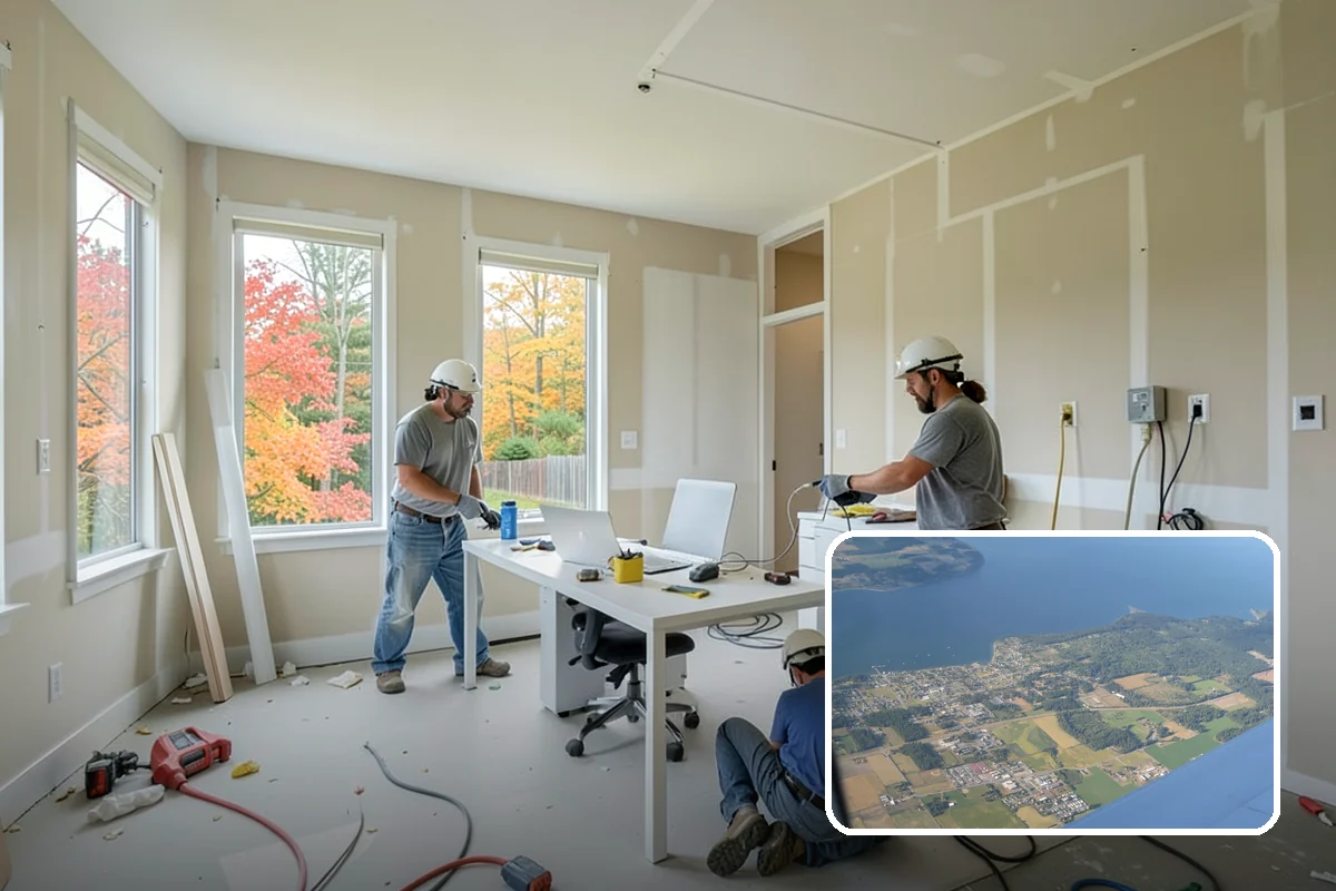 Double-Hung Window Installation in Coupeville, Island County, WA - Adjustable ventilation from top and bottom sashes