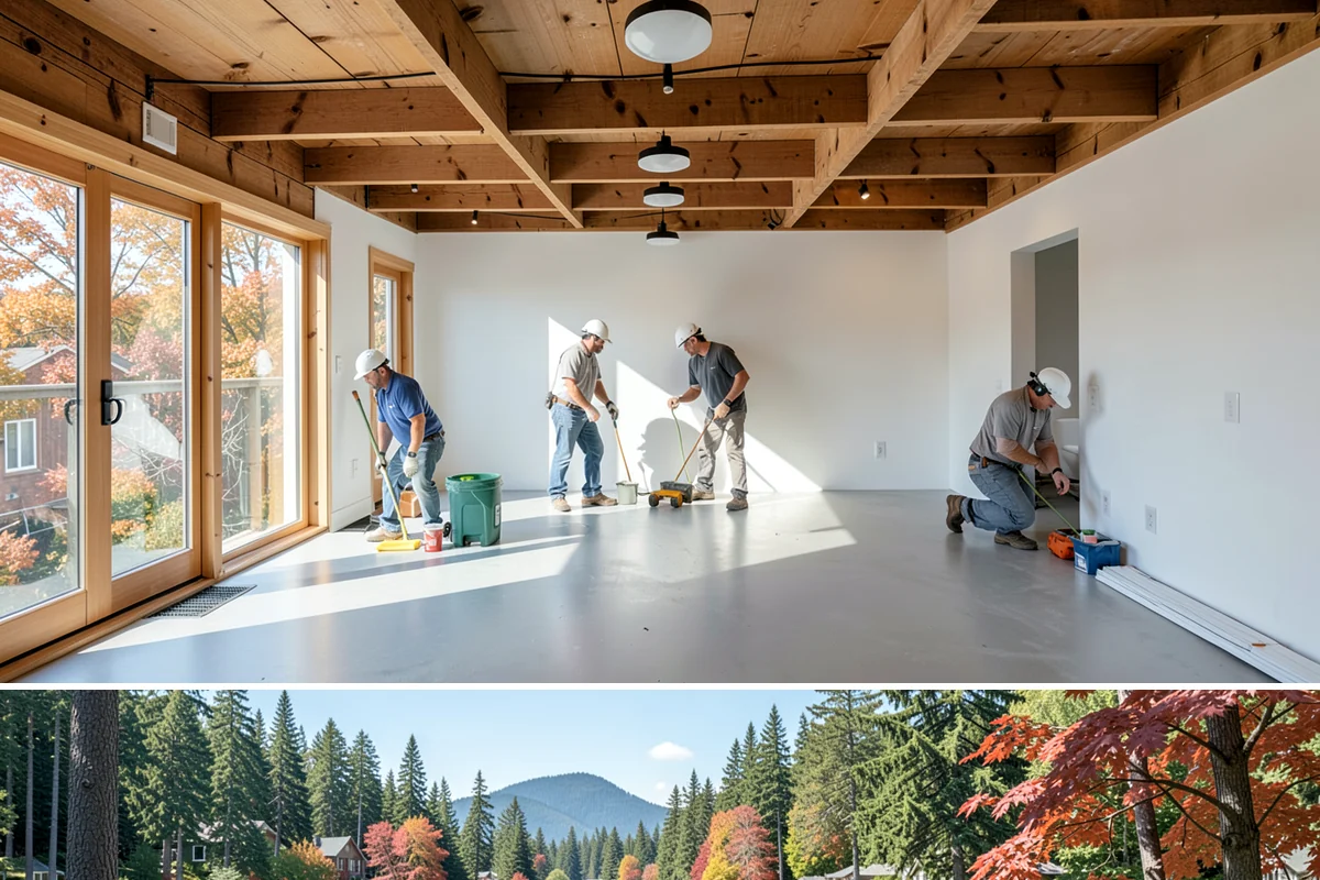 Double-Hung Window Installation in Covington, King County, WA - Double-hung installs work in every season, with exterior sealing timed around drier conditions when possible.
