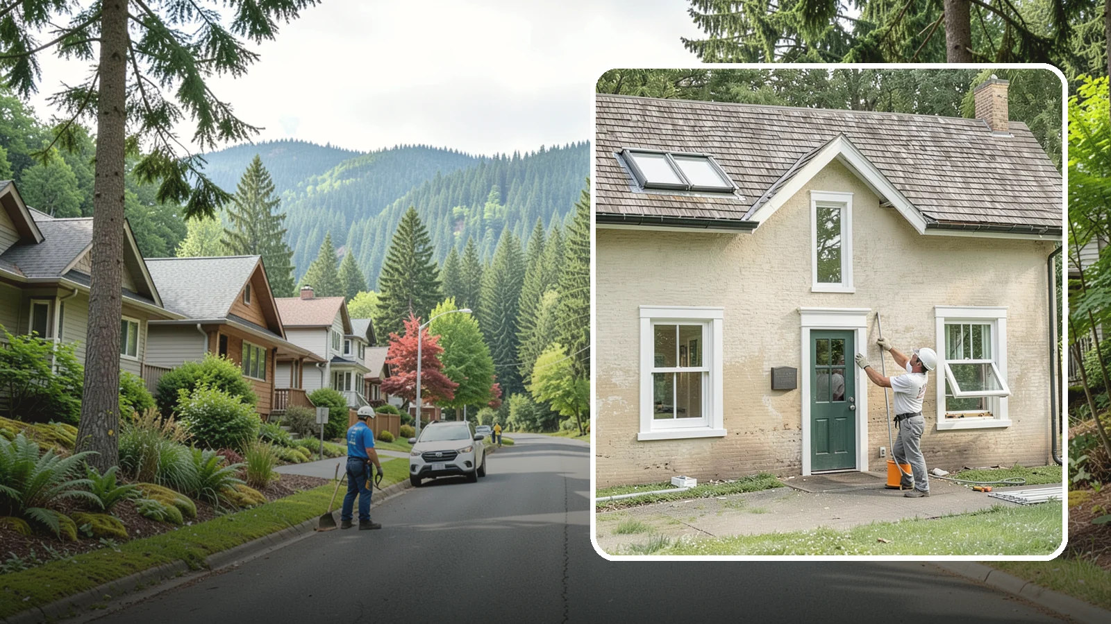 Double-Hung Window Installation in Darrington, Snohomish County, WA - Installing classic double-hung windows with two operable sashes for versatile ventilation and easy cleaning.