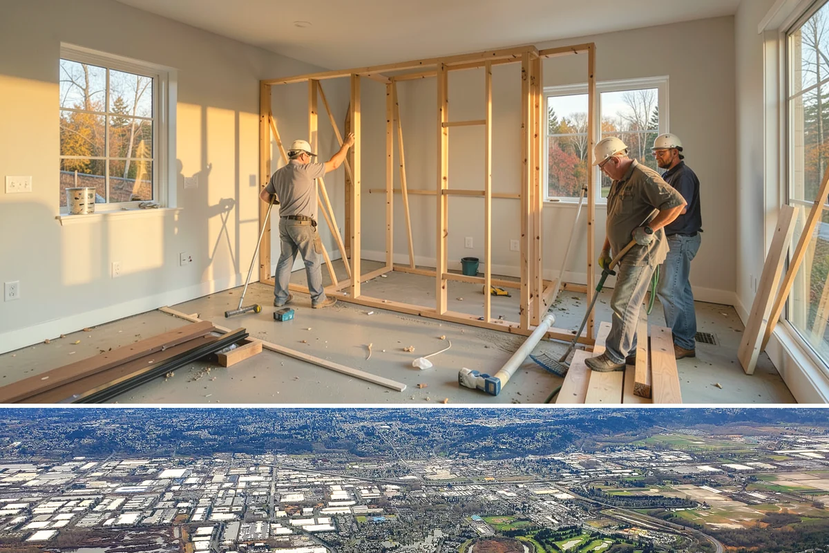 Double-Hung Window Installation in Kent, King County, WA - Double-hung installs work in every season, with exterior sealing timed around drier conditions when possible.