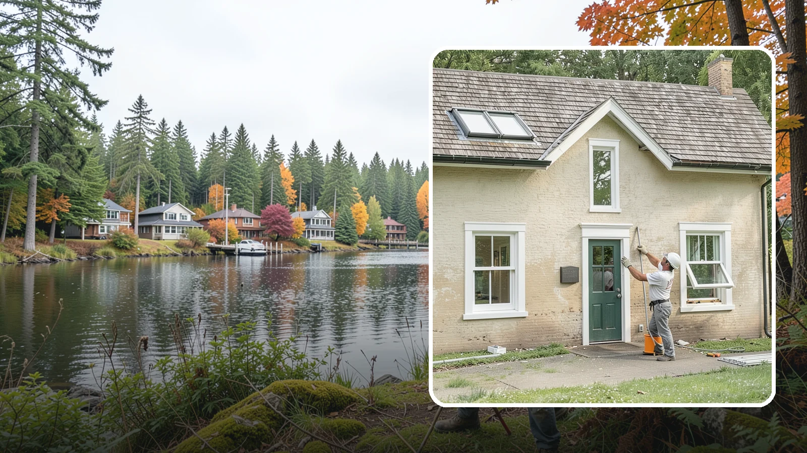 Double-Hung Window Installation in La Conner, Skagit County, WA - Installing classic double-hung windows with two operable sashes for versatile ventilation and easy cleaning.
