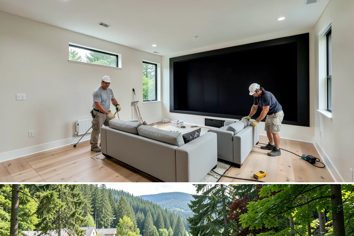 Double-Hung Window Installation in Lake Forest Park, King County, WA - Double-hung installs work in every season, with exterior sealing timed around drier conditions when possible.