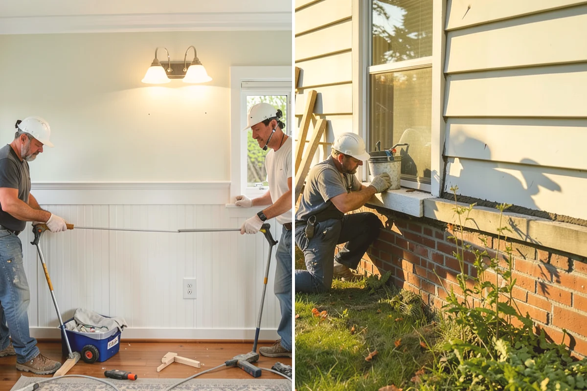 Double-Hung Window Installation in Lynnwood, Snohomish County, WA - Measure openings and choose double-hung units