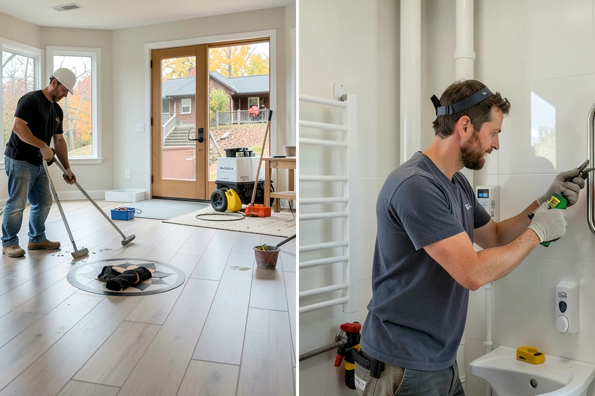 Double-Hung Window Installation in Maple Valley, King County, WA - Measure openings and choose double-hung units