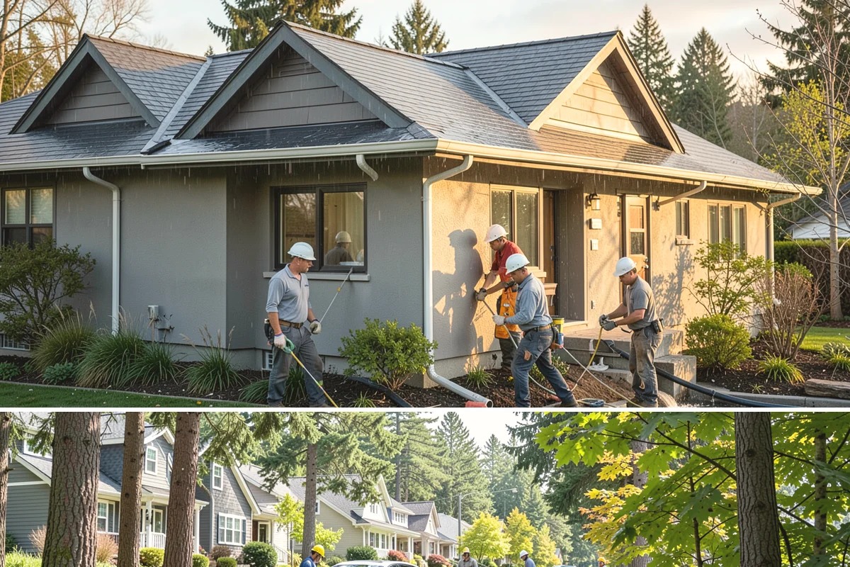 Double-Hung Window Installation in Normandy Park, King County, WA - Double-hung installs work in every season, with exterior sealing timed around drier conditions when possible.