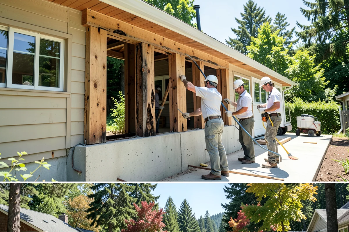Double-Hung Window Installation in Orting, Pierce County, WA - Double-hung installs work in every season, with exterior sealing timed around drier conditions when possible.