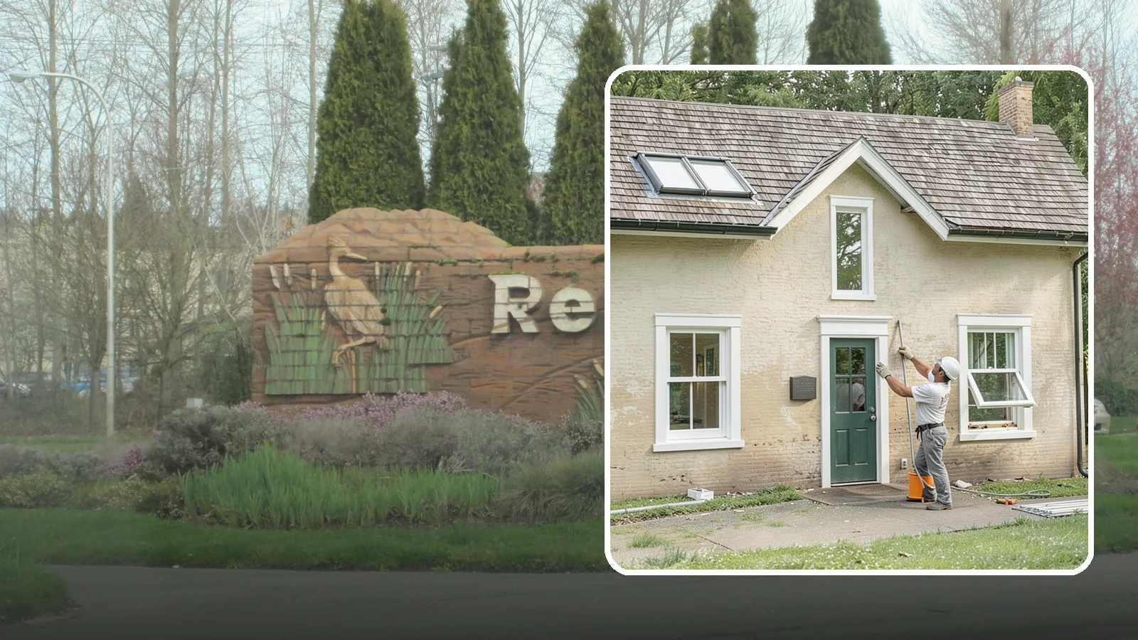 Double-Hung Window Installation in Renton, King County, WA - Installing classic double-hung windows with two operable sashes for versatile ventilation and easy cleaning.