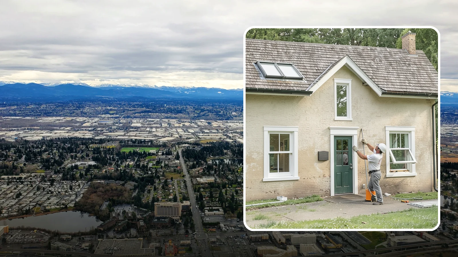 Double-Hung Window Installation in SeaTac, King County, WA - Installing classic double-hung windows with two operable sashes for versatile ventilation and easy cleaning.