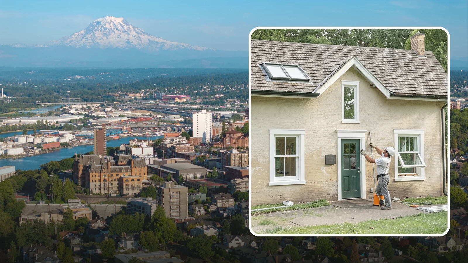 Double-Hung Window Installation in Tacoma, Pierce County, WA - Installing classic double-hung windows with two operable sashes for versatile ventilation and easy cleaning.
