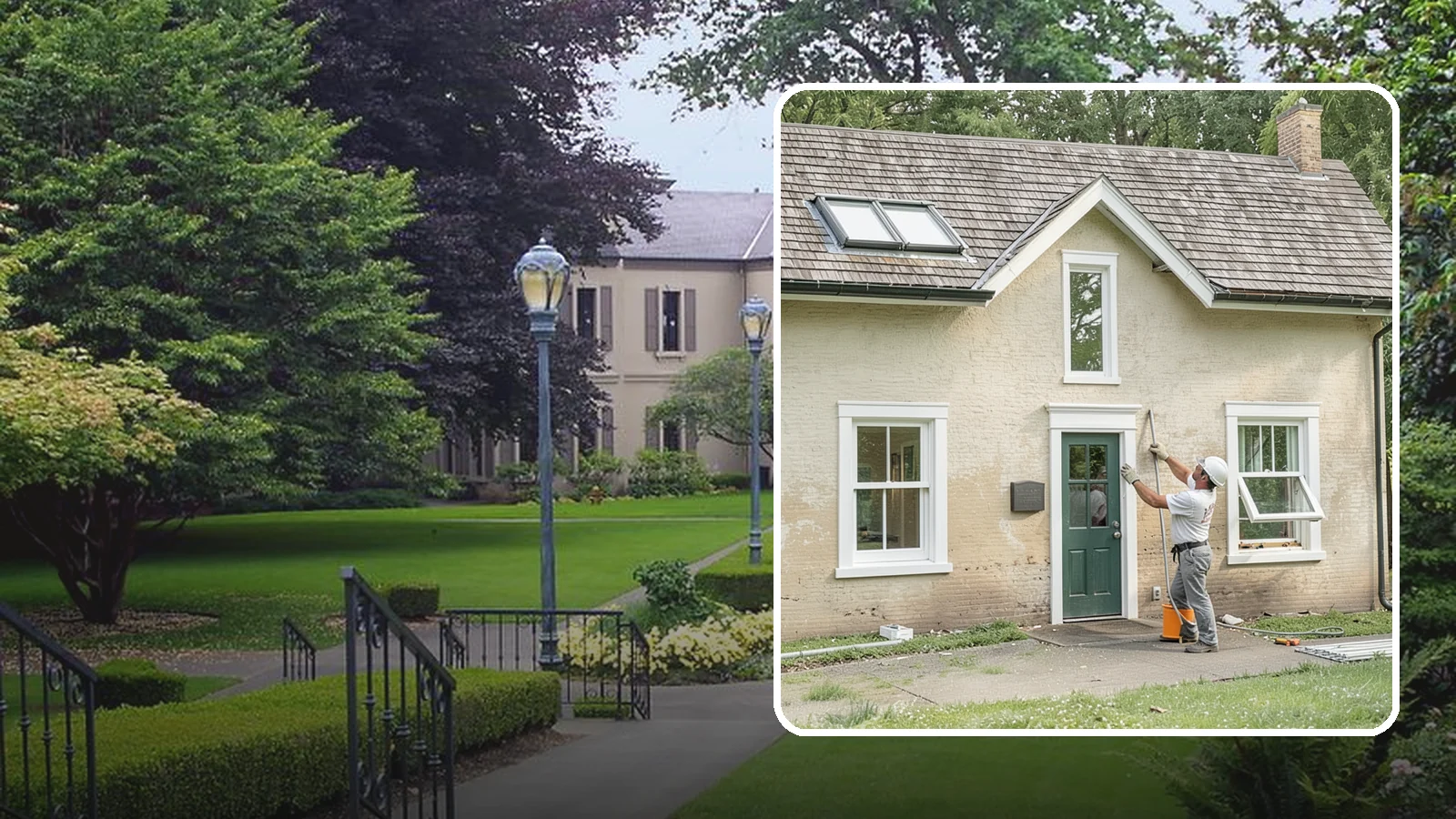 Double-Hung Window Installation in Woodinville, King County, WA - Installing classic double-hung windows with two operable sashes for versatile ventilation and easy cleaning.