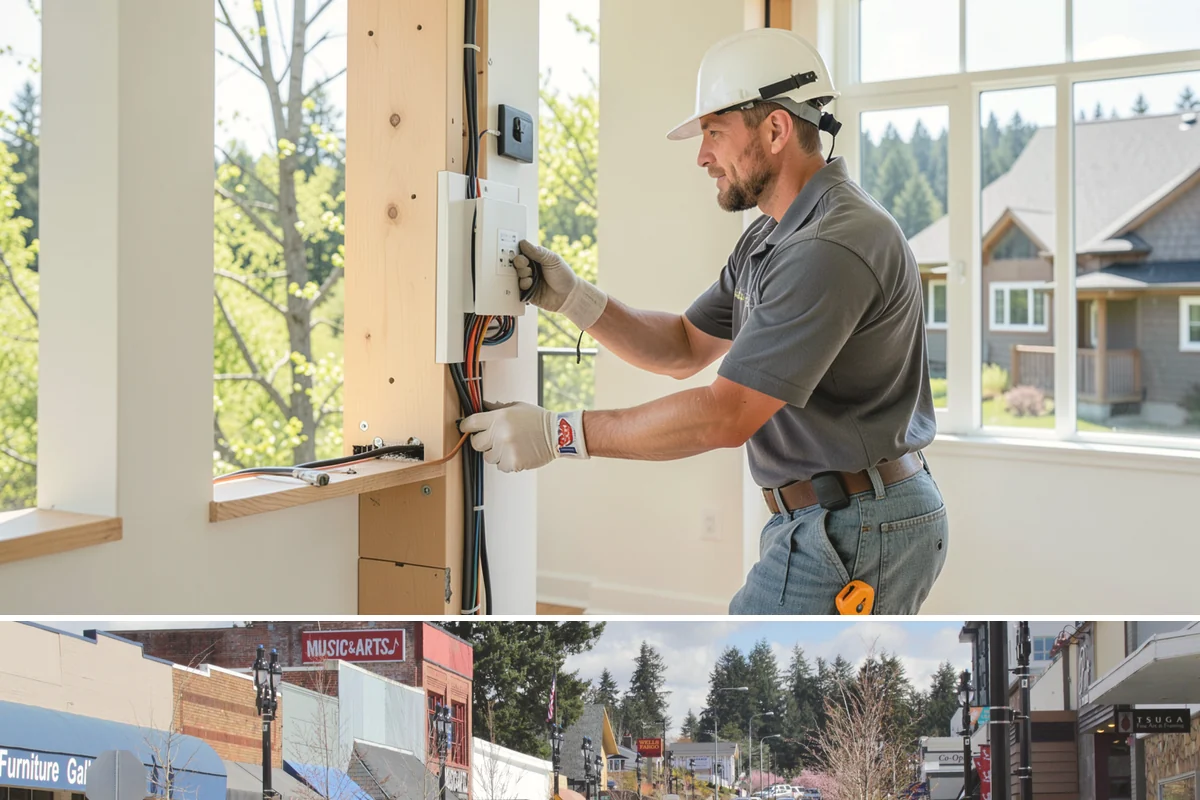 Double Shower Installation in Bothell, King County, WA - This larger build is best scheduled in the quieter winter months when the bathroom can be out of service a bit longer.