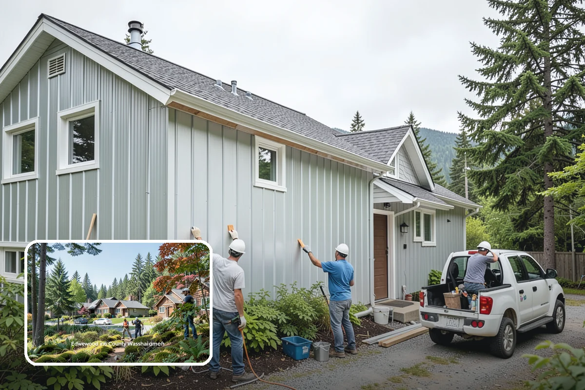 Double Shower Installation in Edgewood, Pierce County, WA - Lets two people shower comfortably