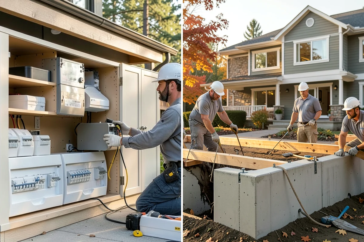Double Shower Installation in Gig Harbor, Pierce County, WA - Size the enclosure for two stations