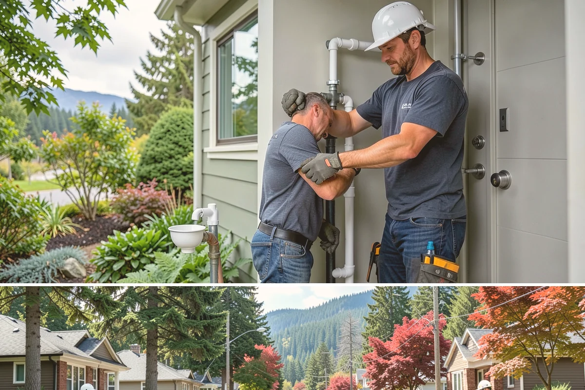 Double Shower Installation in Hunts Point, King County, WA - This larger build is best scheduled in the quieter winter months when the bathroom can be out of service a bit longer.