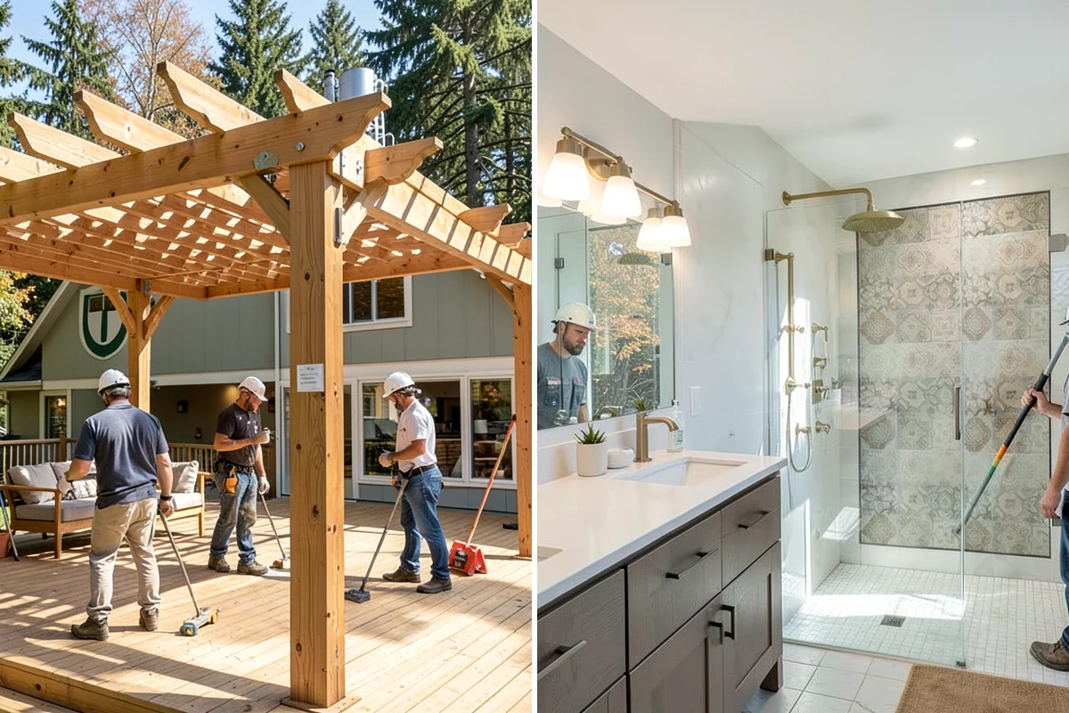 Double Shower Installation in Seattle, King County, WA - Size the enclosure for two stations