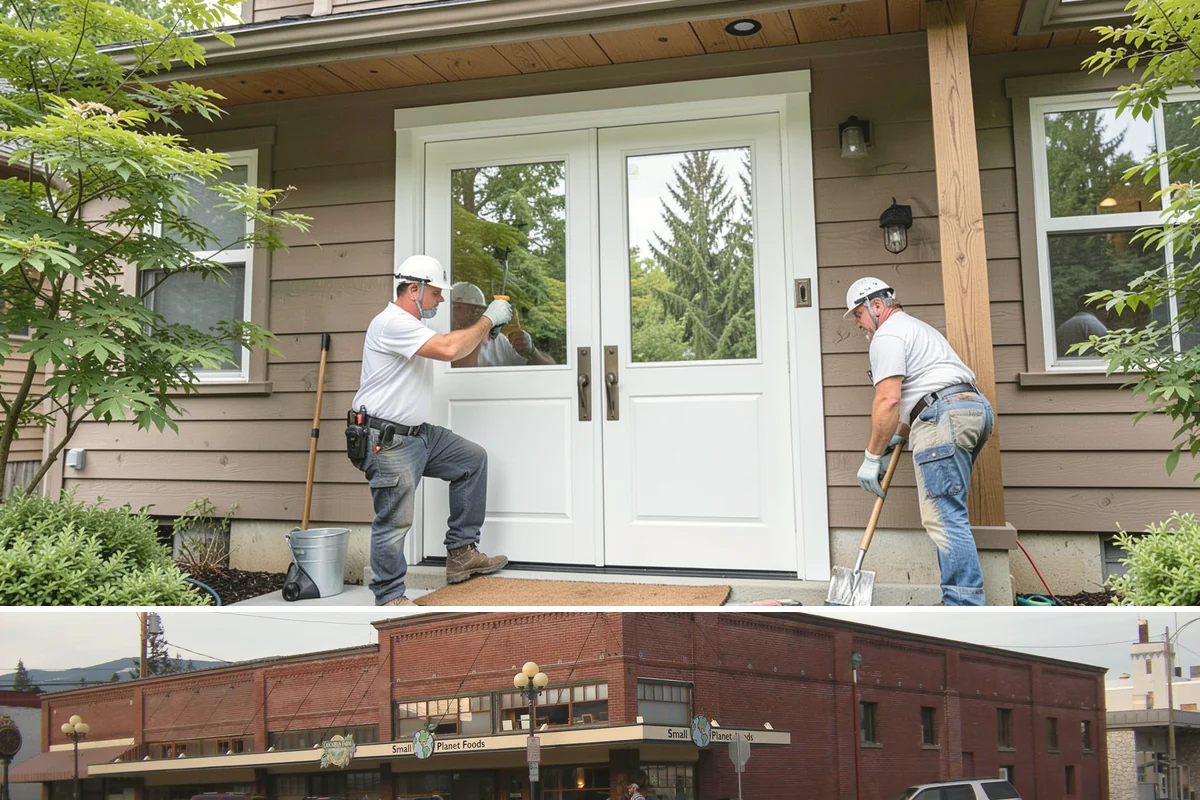 Double Shower Installation in Sedro-Woolley, Skagit County, WA - This larger build is best scheduled in the quieter winter months when the bathroom can be out of service a bit longer.