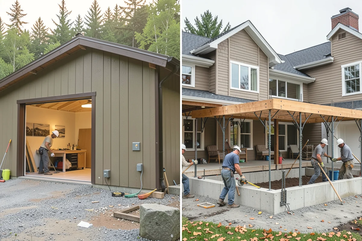 Double-Sided Fireplace Installation in Burien, King County, WA - Plan framing and venting for the see-through unit