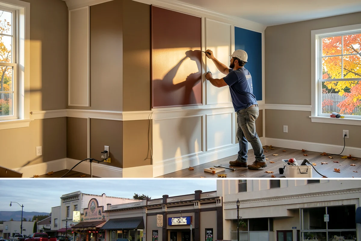 Double-Sided Fireplace Installation in Burlington, Skagit County, WA - Adding a double-sided fireplace before the cool season lets both connected rooms benefit from its warmth all winter.