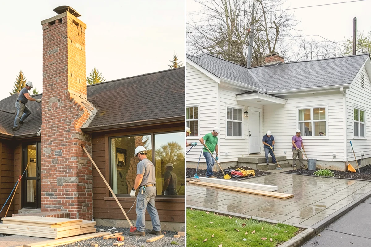 Double-Sided Fireplace Installation in Edmonds, Snohomish County, WA - Plan framing and venting for the see-through unit