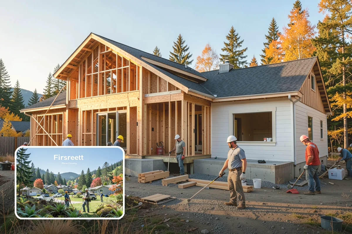 Double-Sided Fireplace Installation in Fircrest, Pierce County, WA - Shares warmth and flame across two rooms