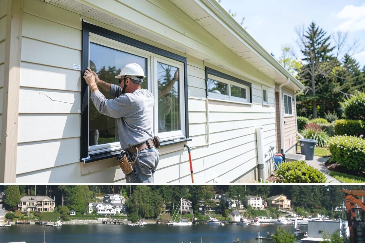 Double-Sided Fireplace Installation in Gig Harbor, Pierce County, WA - Adding a double-sided fireplace before the cool season lets both connected rooms benefit from its warmth all winter.