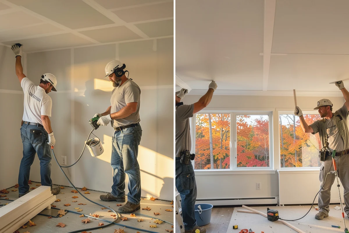 Double-Sided Fireplace Installation in Gold Bar, Snohomish County, WA - Plan framing and venting for the see-through unit
