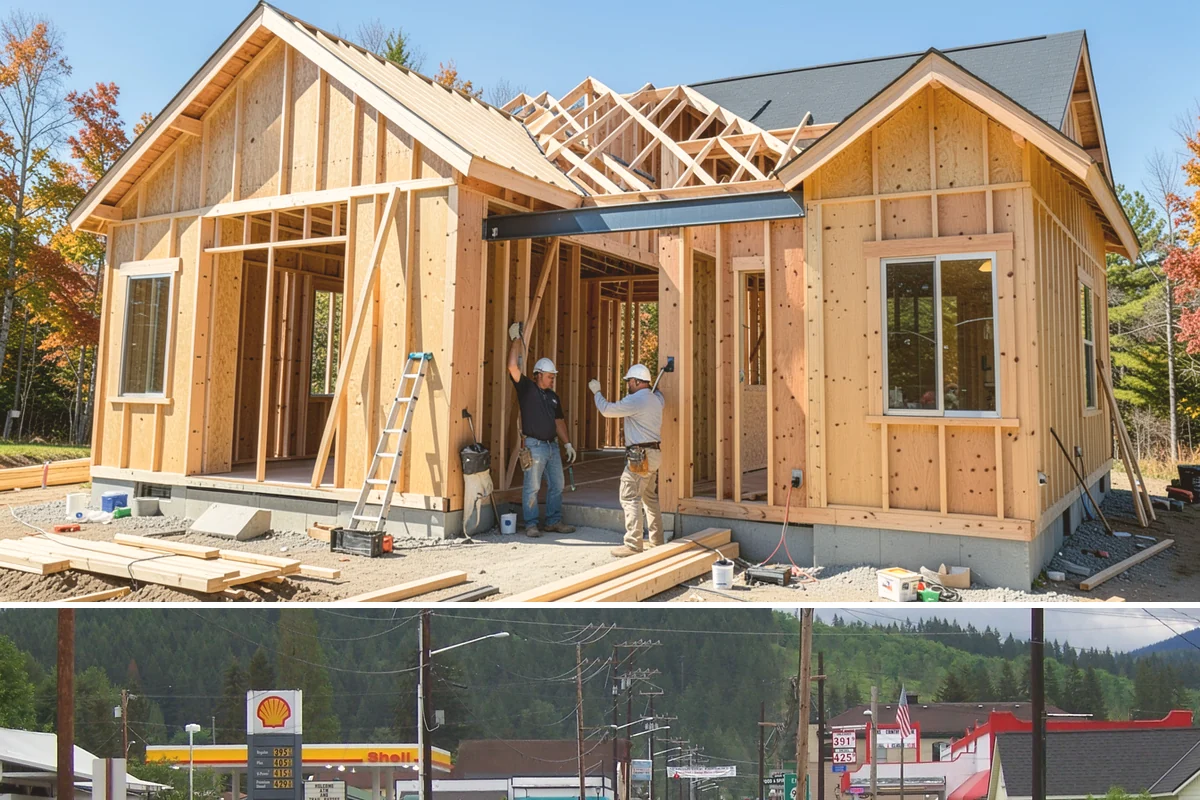 Double-Sided Fireplace Installation in Granite Falls, Snohomish County, WA - Adding a double-sided fireplace before the cool season lets both connected rooms benefit from its warmth all winter.