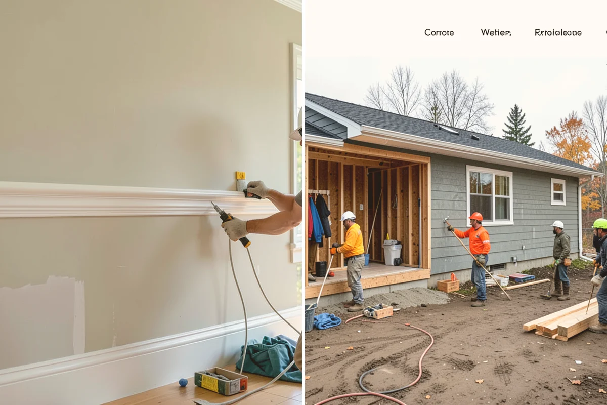Double-Sided Fireplace Installation in Mount Vernon, Skagit County, WA - Plan framing and venting for the see-through unit