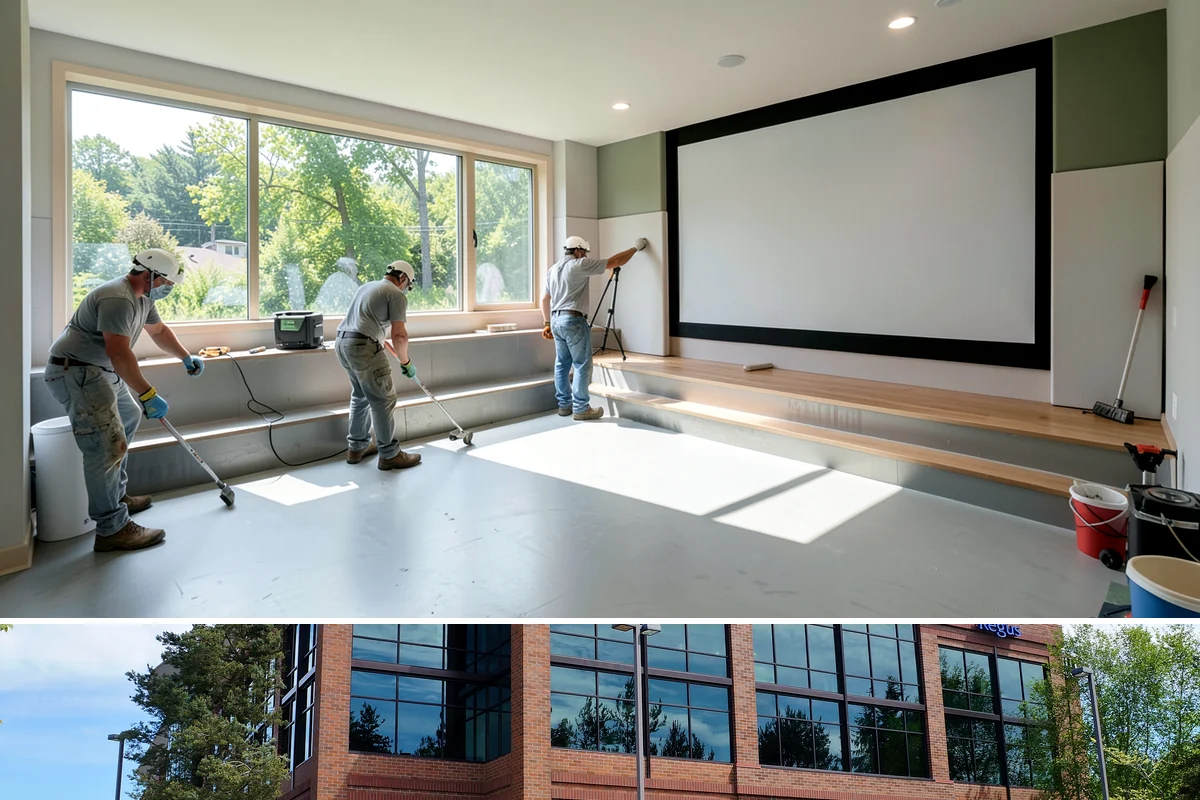 Double-Sided Fireplace Installation in Mountlake Terrace, Snohomish County, WA - Adding a double-sided fireplace before the cool season lets both connected rooms benefit from its warmth all winter.