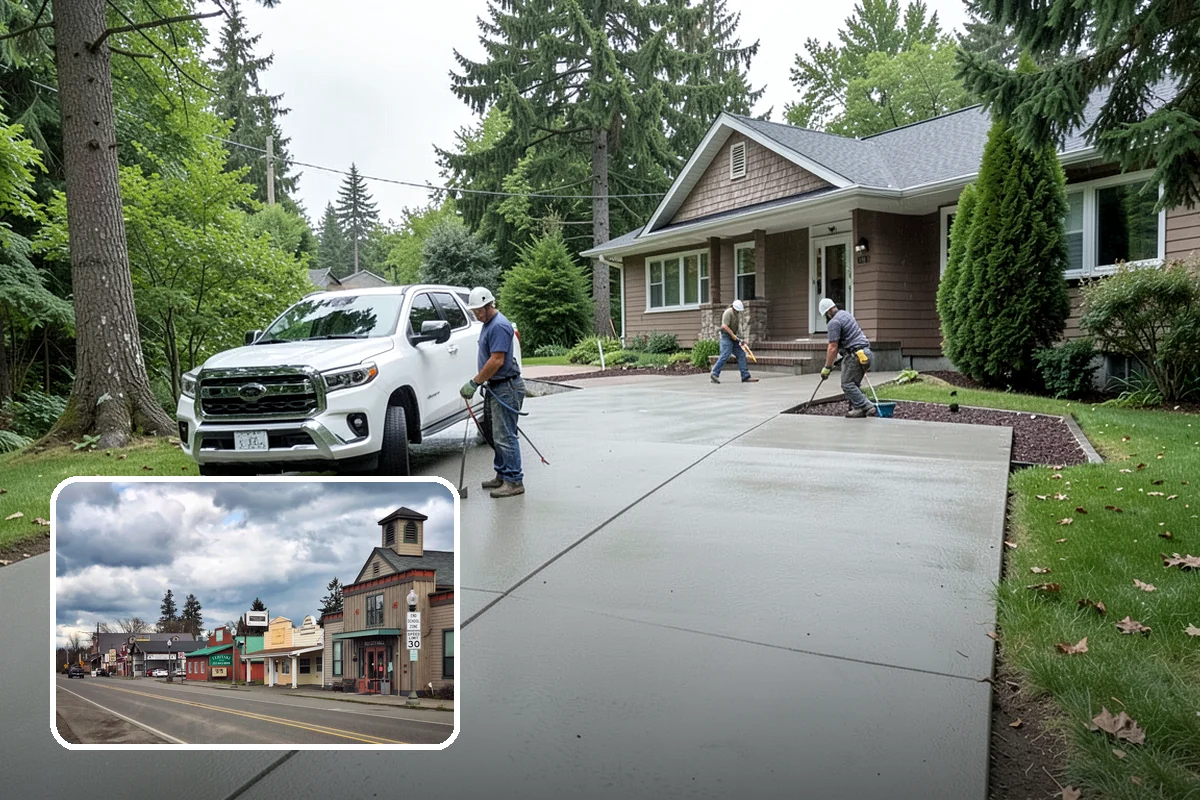 Double-Sided Fireplace Installation in Roy, Pierce County, WA - Shares warmth and flame across two rooms