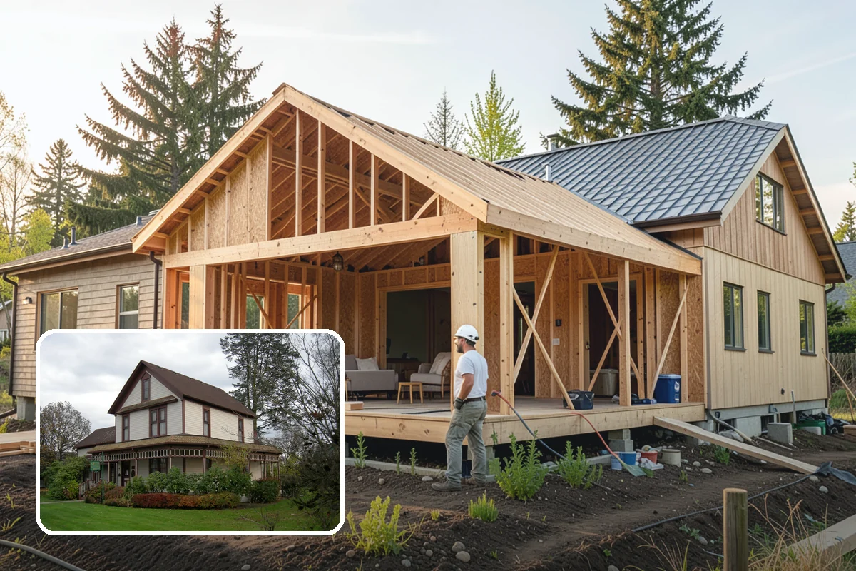 Double-Sided Fireplace Installation in Sumner, Pierce County, WA - Shares warmth and flame across two rooms