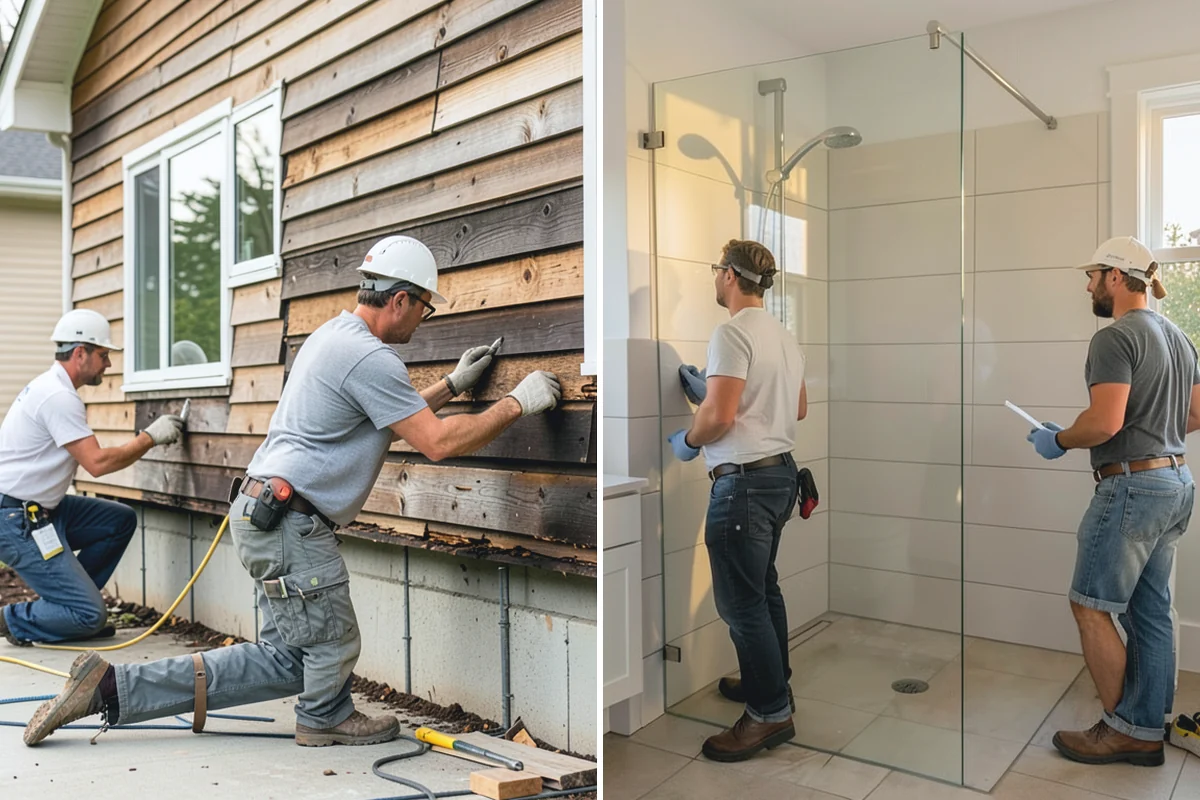 Double-Sided Fireplace Installation in Sumner, Pierce County, WA - Plan framing and venting for the see-through unit