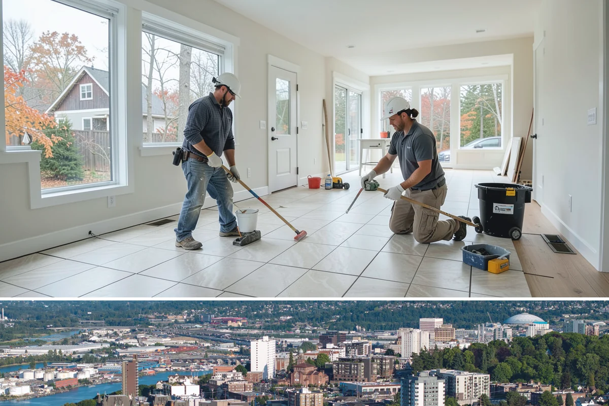 Double-Sided Fireplace Installation in Tacoma, Pierce County, WA - Adding a double-sided fireplace before the cool season lets both connected rooms benefit from its warmth all winter.