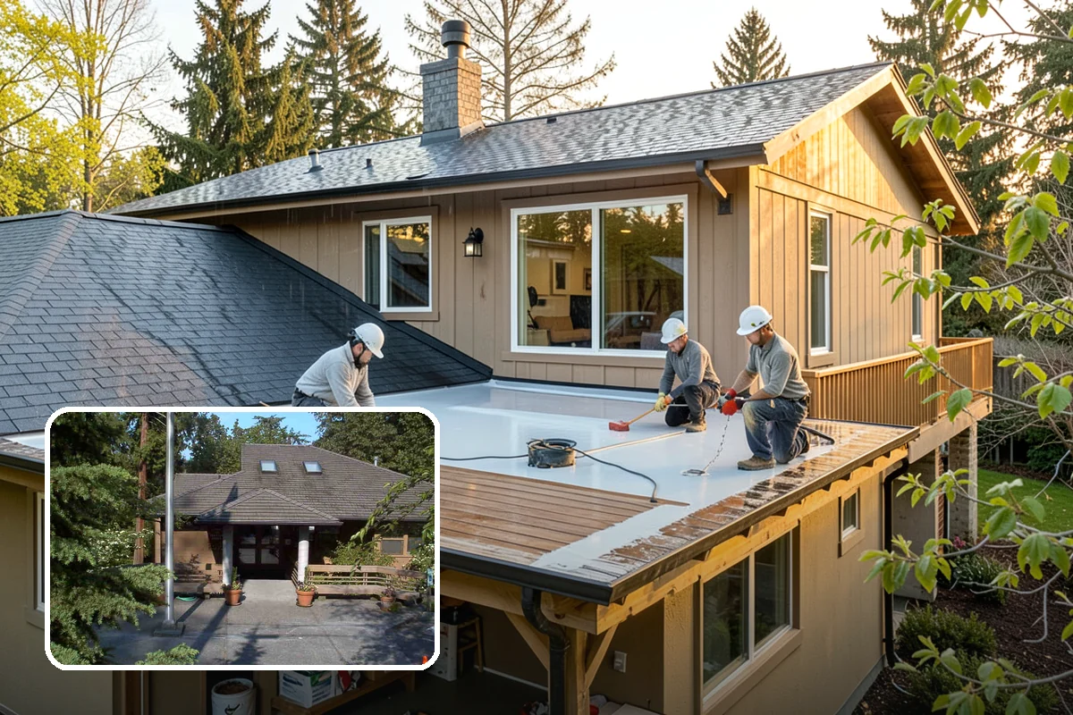 Double-Sided Fireplace Installation in Yarrow Point, King County, WA - Shares warmth and flame across two rooms