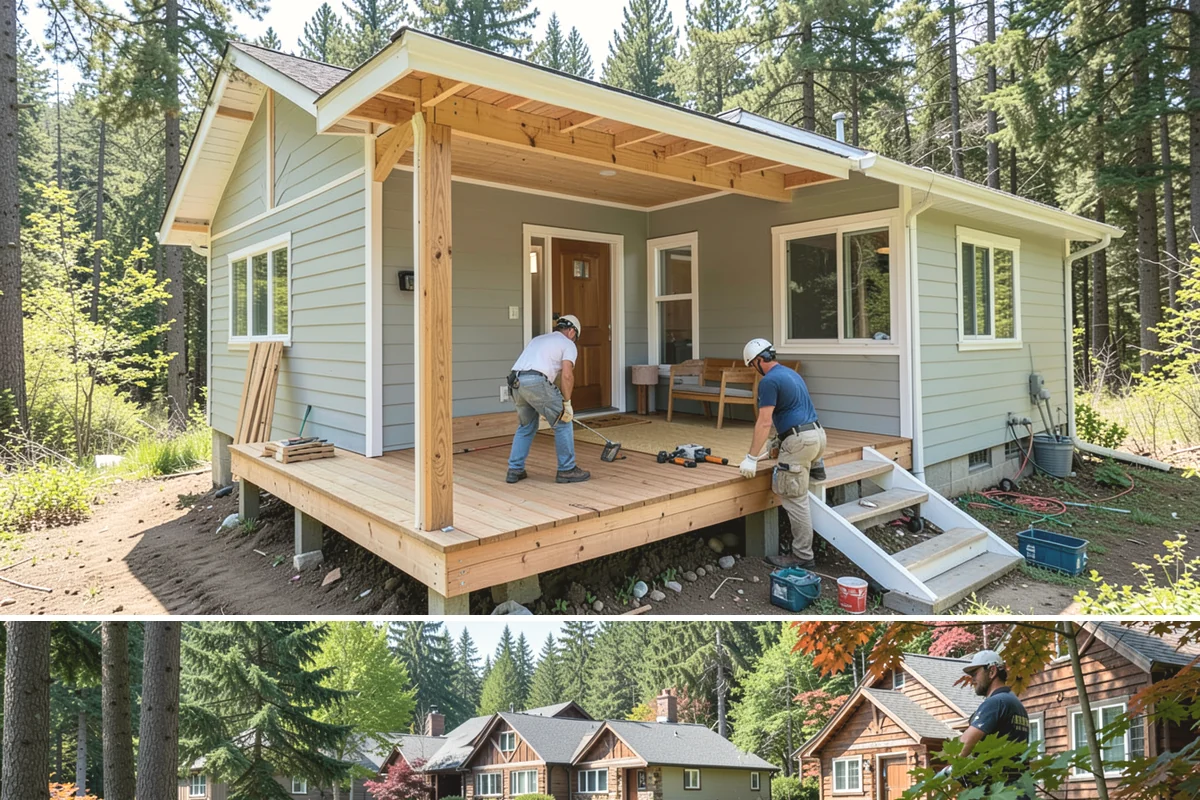 Double Vanity Installation in Edgewood, Pierce County, WA - Upgrading to a double vanity is popular ahead of the busy holiday season when households and guests share the bathroom more.