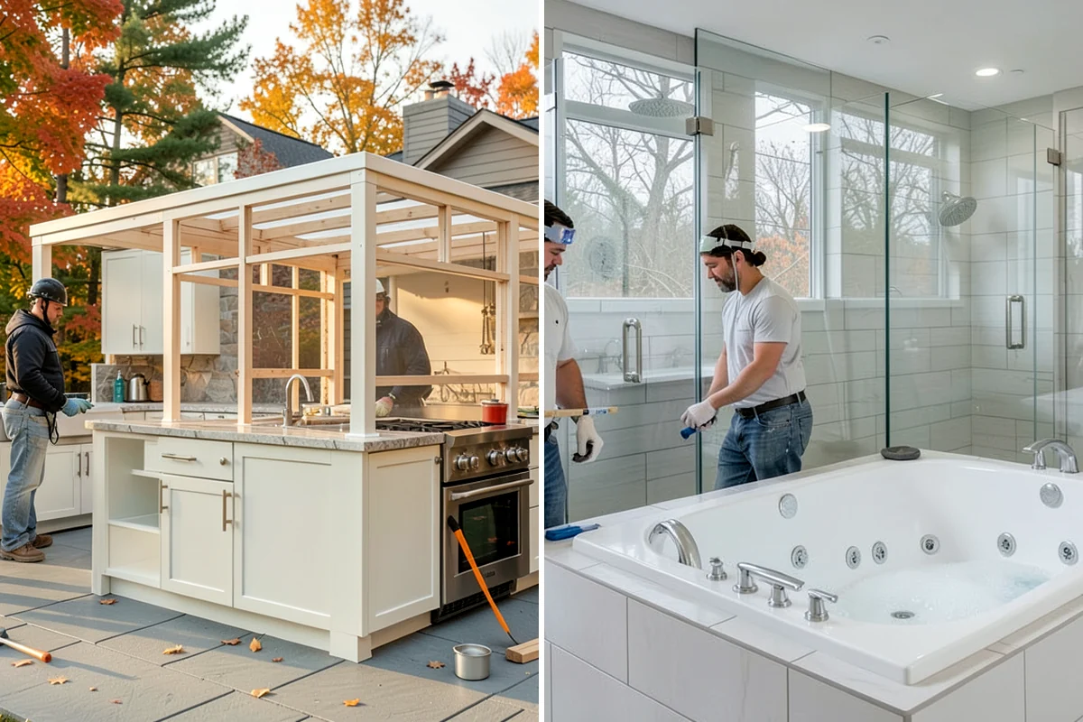 Double Vanity Installation in Gig Harbor, Pierce County, WA - Confirm space and plan dual plumbing