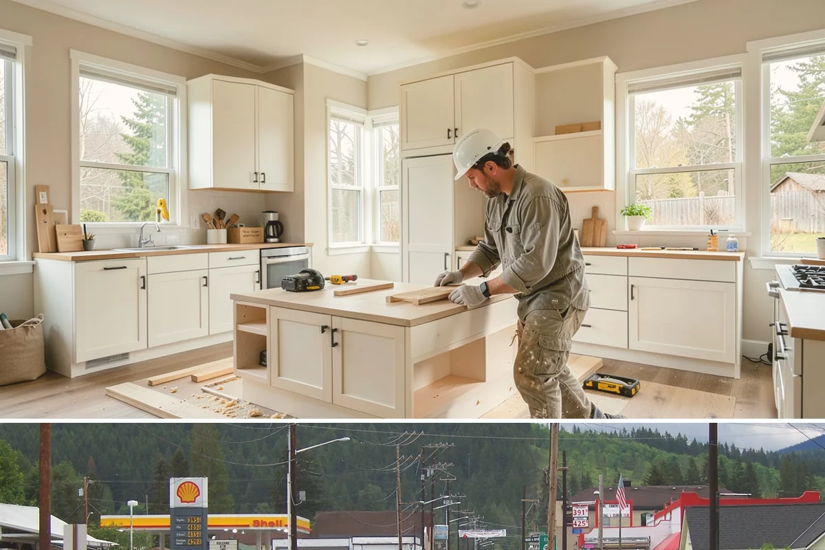 Double Vanity Installation in Granite Falls, Snohomish County, WA - Upgrading to a double vanity is popular ahead of the busy holiday season when households and guests share the bathroom more.
