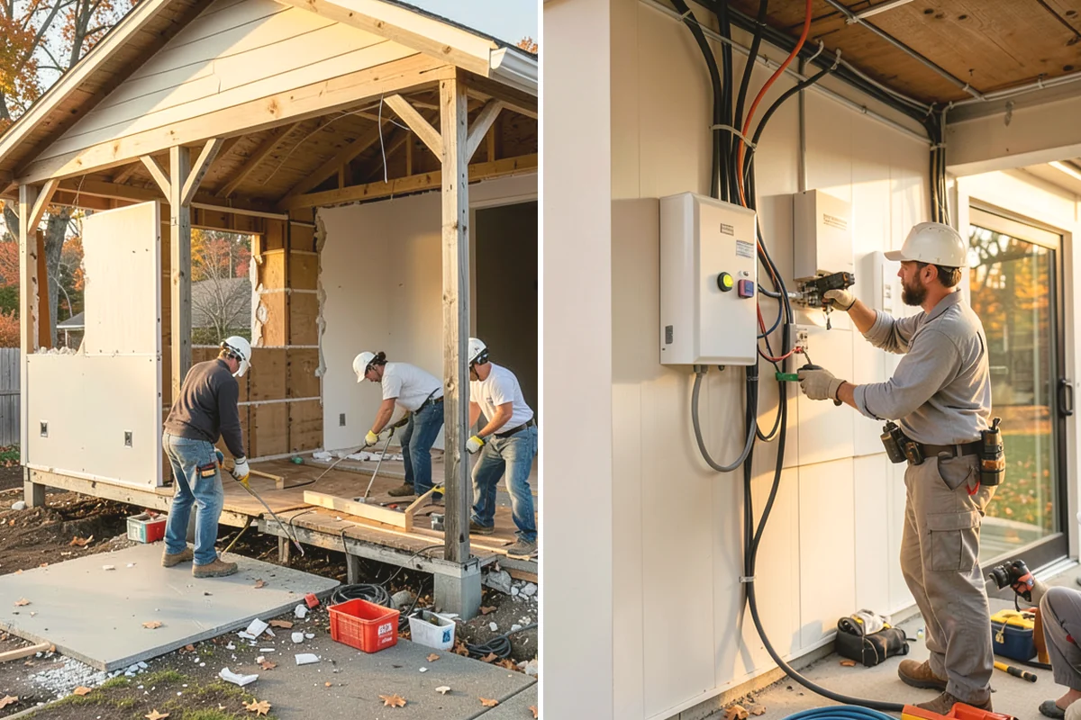 Double Vanity Installation in La Conner, Skagit County, WA - Confirm space and plan dual plumbing