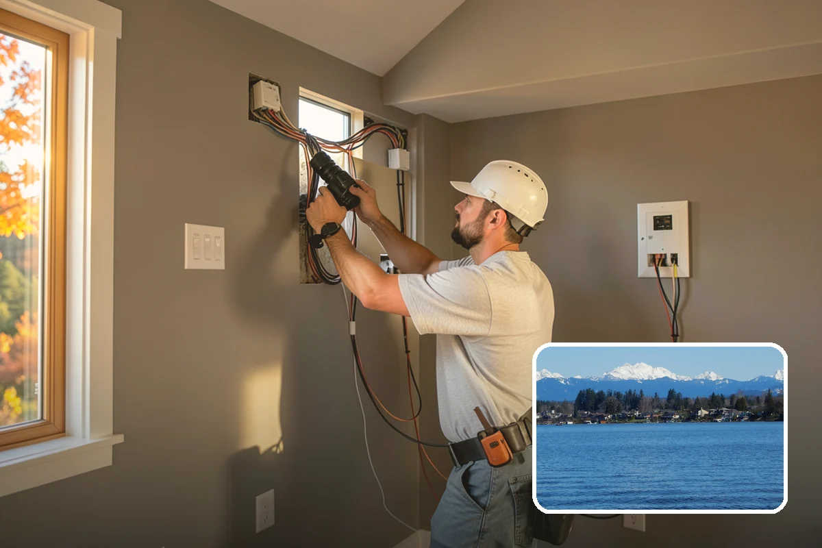 Double Vanity Installation in Lake Stevens, Snohomish County, WA - Provides separate sinks for two users