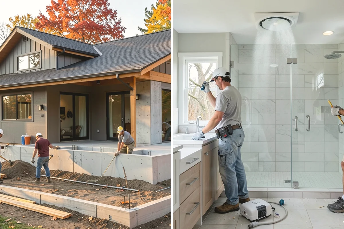 Double Vanity Installation in Oak Harbor, Island County, WA - Confirm space and plan dual plumbing